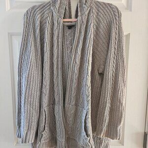 Torrid Gray Zip up Cardigan Size 2